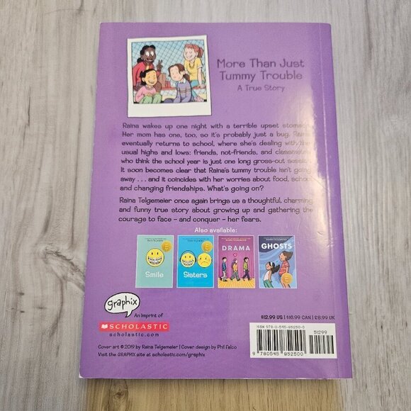 Guts: A Graphic Novel Paperback Book by Raina Telgemeier - Picture 2 of 4